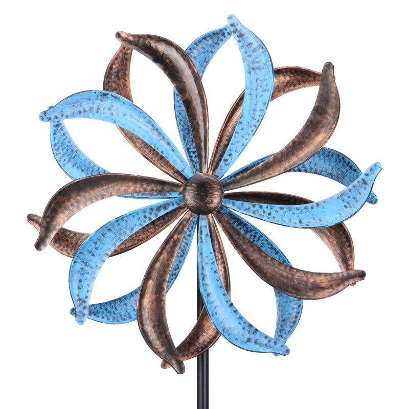 WONDER GARDEN Wind Spinners Outdoor Clearance Premium Kinetic Wind Sculptures Wind Spinner Metal Leaf Windmill for Outdoor Yard Patio Lawn  Garden
