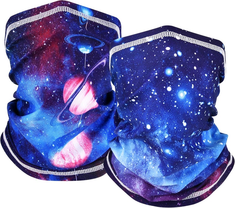 MCTi UV Neck Gaiter Mask, UPF 50 Bandana Balaclava Face Mask Breathable Cooling Sun Summer for Fishing Running 2 Packed … - Image 1