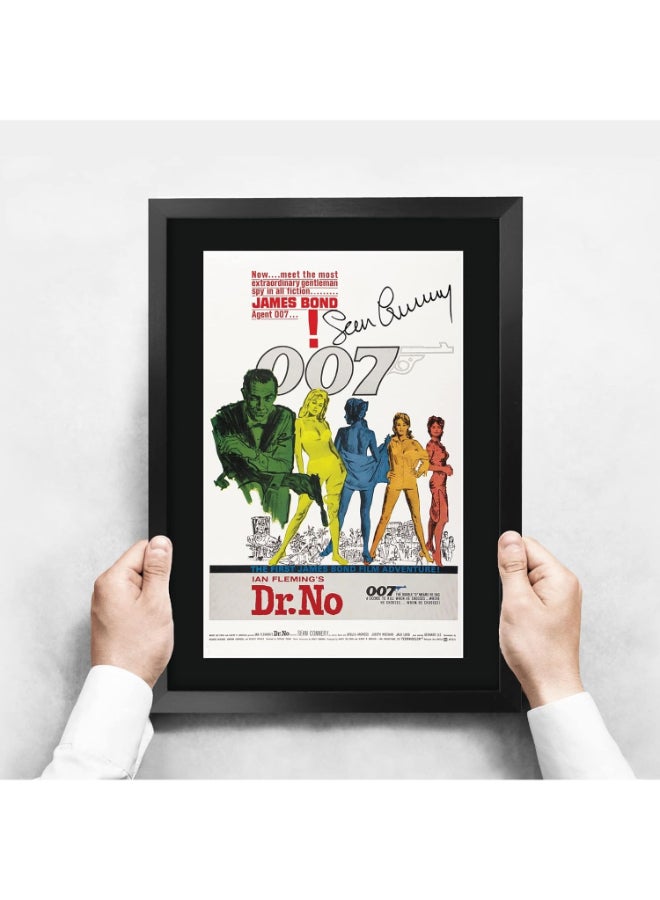 إتش دبليو سي تريدينغ ملصق فيلم جيمس بوند - دكتور نو من HWC Trading، بتوقيع شون كونري، مقاس 16 × 12 بوصة، مؤطر، مطبوع عليه صورة شخصية، مطبوع عليه فيلم، عرض صورة - مقاس 16 × 12 بوصة، مؤطر - Image 3