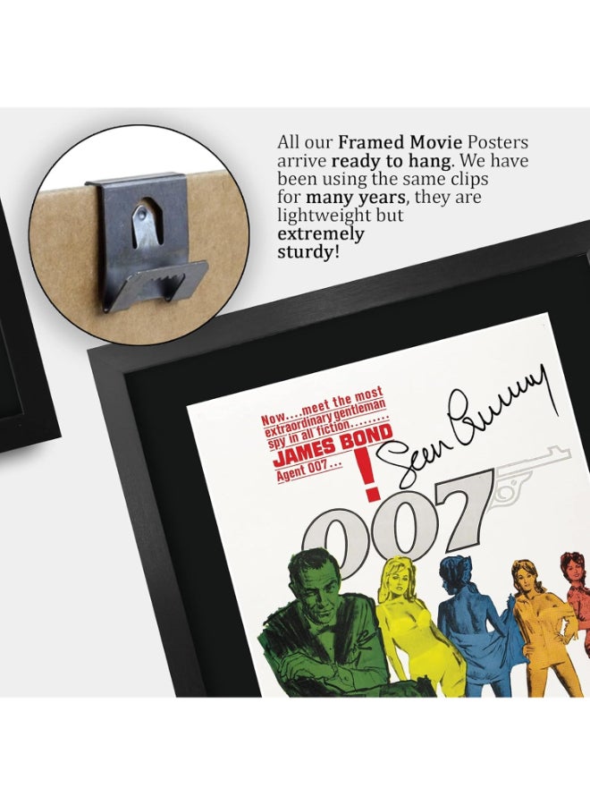 إتش دبليو سي تريدينغ ملصق فيلم جيمس بوند - دكتور نو من HWC Trading، بتوقيع شون كونري، مقاس 16 × 12 بوصة، مؤطر، مطبوع عليه صورة شخصية، مطبوع عليه فيلم، عرض صورة - مقاس 16 × 12 بوصة، مؤطر - Image 5