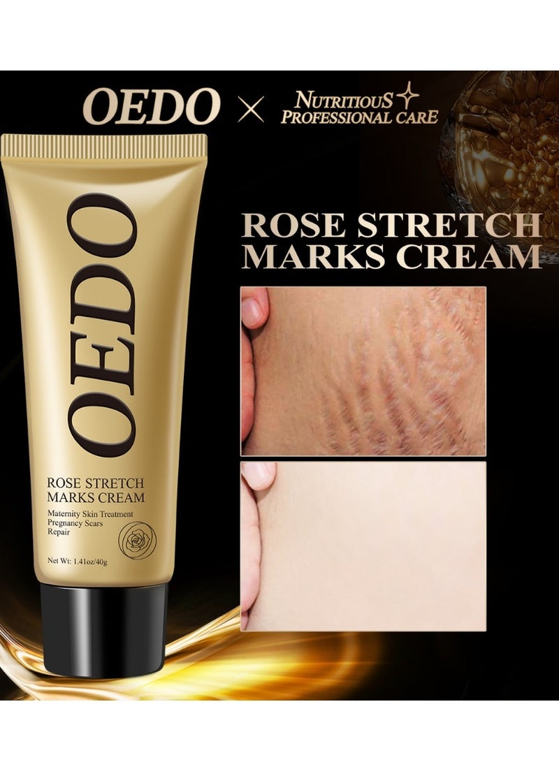 OEDO Rose Stretchmarks Cream Maternity Skin Treatmentpregnancy Scarsrepair 40g - Image 3