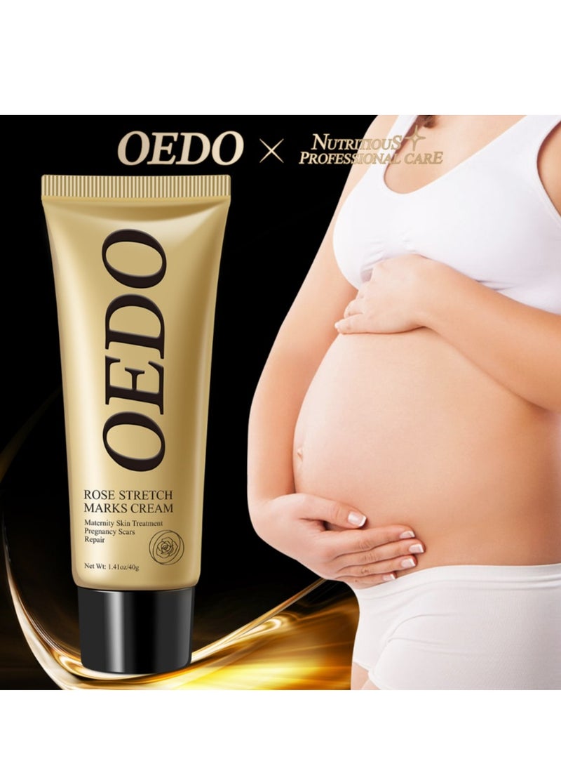 OEDO Rose Stretchmarks Cream Maternity Skin Treatmentpregnancy Scarsrepair 40g - Image 1