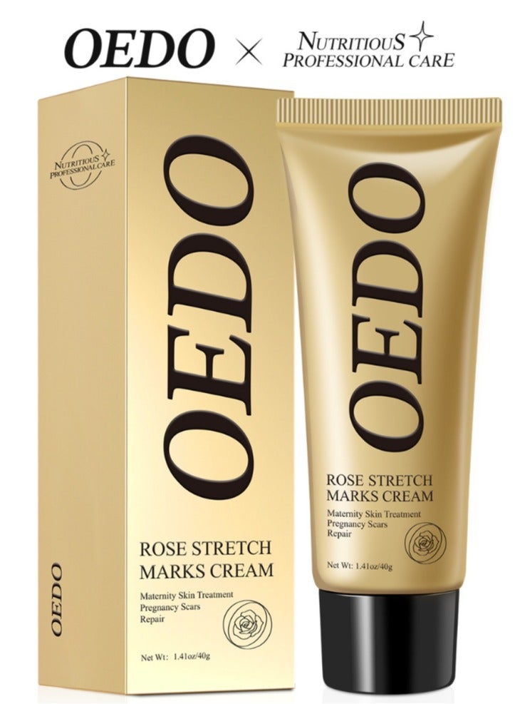 OEDO Rose Stretchmarks Cream Maternity Skin Treatmentpregnancy Scarsrepair 40g - Image 2