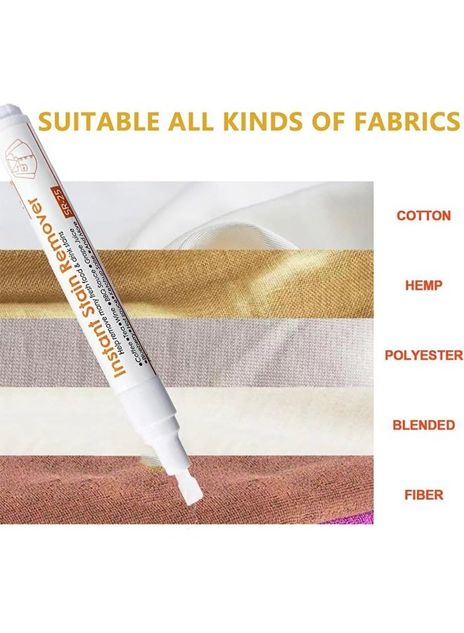 Flysea Stain Remover Pen ,Instant Spot Cleaning Bleach Pen for Clothes ,Remove Food、Drinks 、Grease Stains 、Makeup Dirt Ink ，for Travel Outdoors Essentials - Image 5