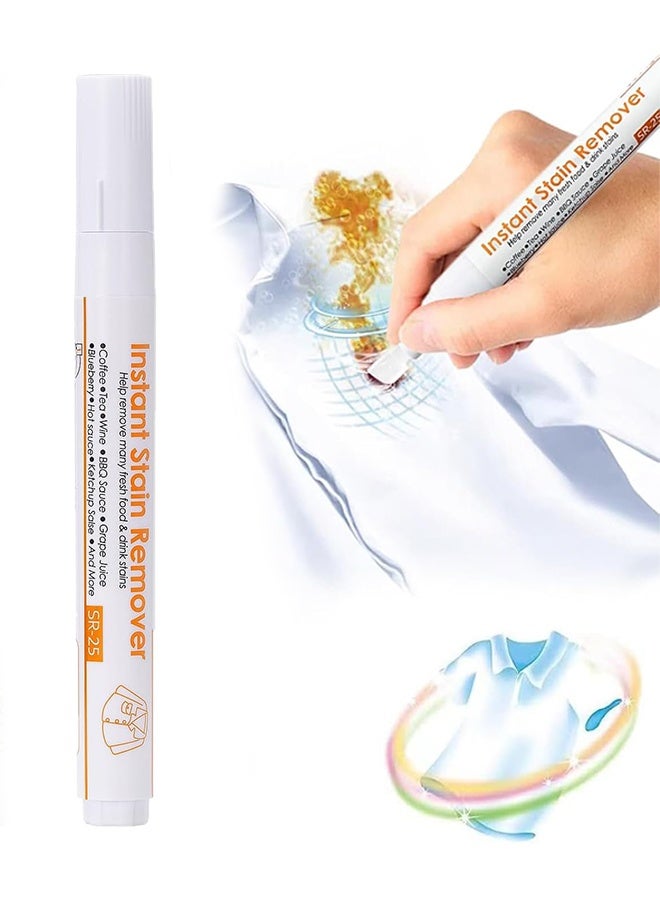 Flysea Stain Remover Pen ,Instant Spot Cleaning Bleach Pen for Clothes ,Remove Food、Drinks 、Grease Stains 、Makeup Dirt Ink ，for Travel Outdoors Essentials - Image 1