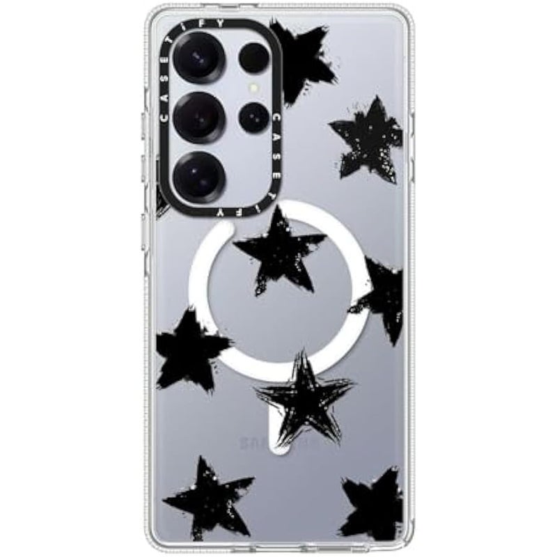 Casetify Magnetic Clear Galaxy S25 Ultra Case 【Compatible with Magsafe】 - Star Marks - Image 2