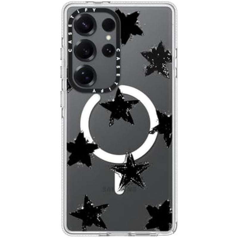Casetify Magnetic Clear Galaxy S25 Ultra Case 【Compatible with Magsafe】 - Star Marks - Image 3