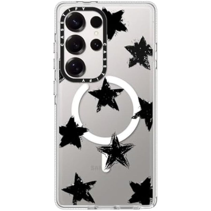 Casetify Magnetic Clear Galaxy S25 Ultra Case 【Compatible with Magsafe】 - Star Marks - Image 1