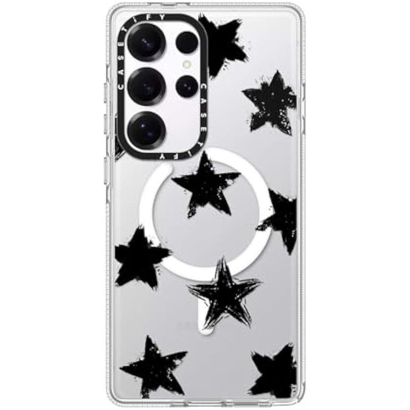 Casetify Magnetic Clear Galaxy S25 Ultra Case 【Compatible with Magsafe】 - Star Marks - Image 4