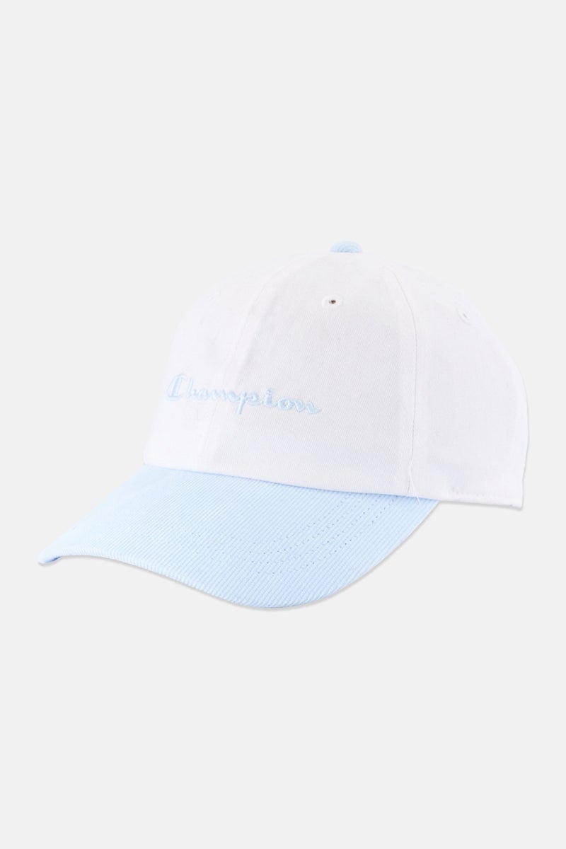 Champion Women Embroidered Logo Adjustable Cap, White - Image 1