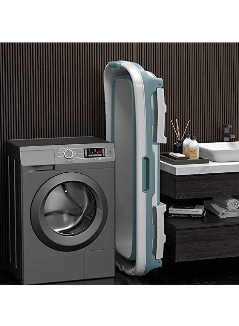 DubaiGallery Plastic Folding Bathtub Portable Adult Large Massage Bathtub with Cover - Image 4