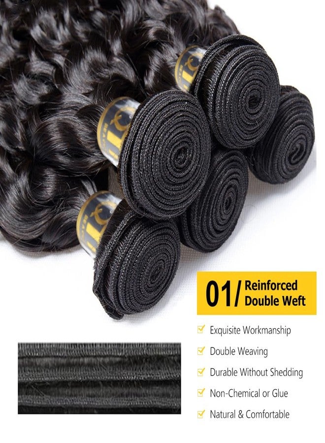 QTHAIR 18A Water Wave Human Hair Bundles Brazilian Virgin Water Wave Curly Human Hair 1 Bundle 100g Unprocessed Human Hair Extension for Black Women - Image 4