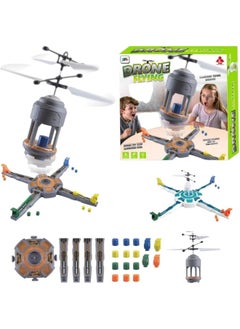 2-4 Players Battle Drone Board Games, Flying Light Powered Electronic Game Set with USB