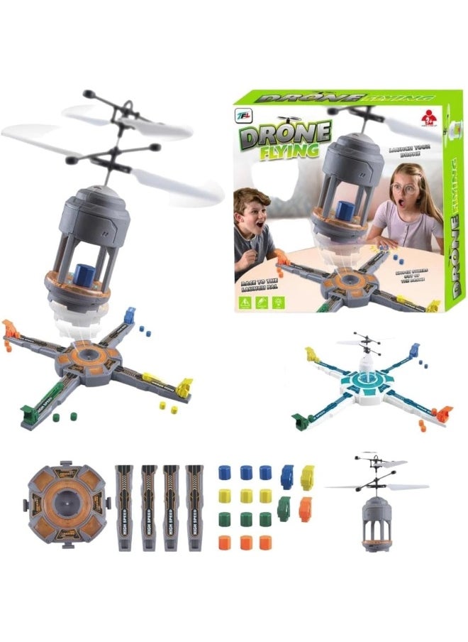 Generic - 2-4 Players Battle Drone Board Games, Flying Light Powered Electronic Game Set with USB - Image 1
