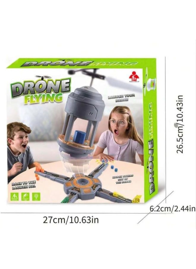 Generic - 2-4 Players Battle Drone Board Games, Flying Light Powered Electronic Game Set with USB - Image 1