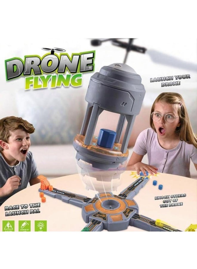 Generic - 2-4 Players Battle Drone Board Games, Flying Light Powered Electronic Game Set with USB - Image 1