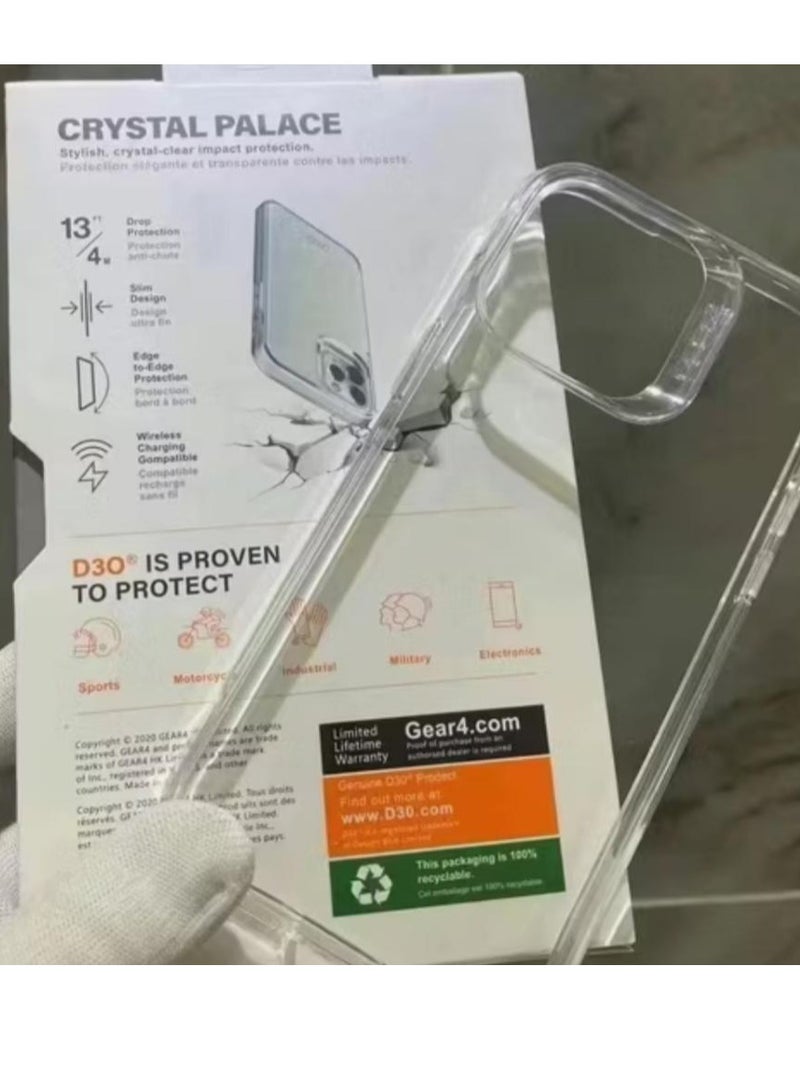 جيرفور غطاء حماية من جيرفور كريستال بالاس مصمم لجهاز أيفون 14 حماية متقدمة ضد الصدمات شفاف - Image 4