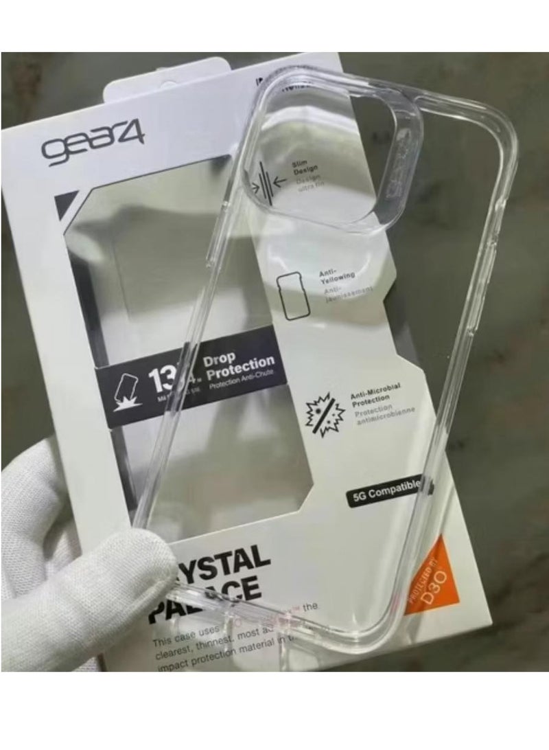 جيرفور غطاء حماية من جيرفور كريستال بالاس مصمم لجهاز أيفون 14 حماية متقدمة ضد الصدمات شفاف - Image 3