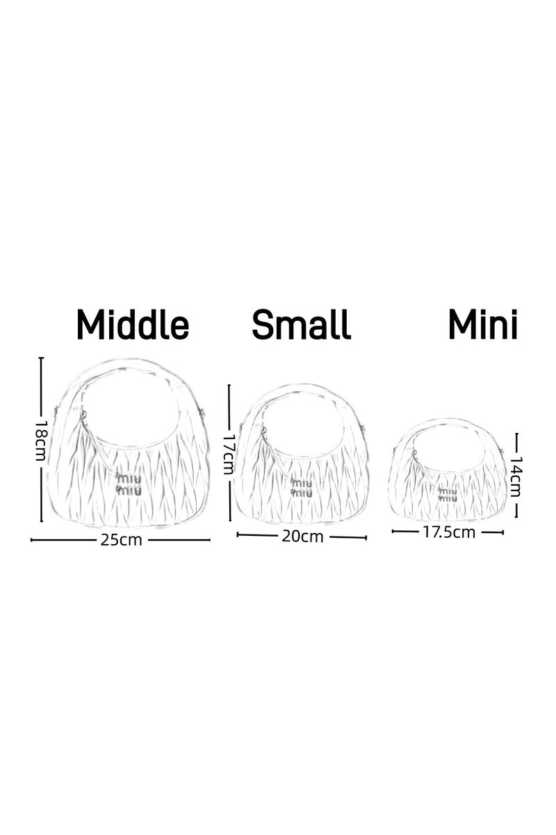 حقيبة كتف MIU Wander من جلد النابا مع حزام كروس بودي وإغلاق بسحاب - Image 5