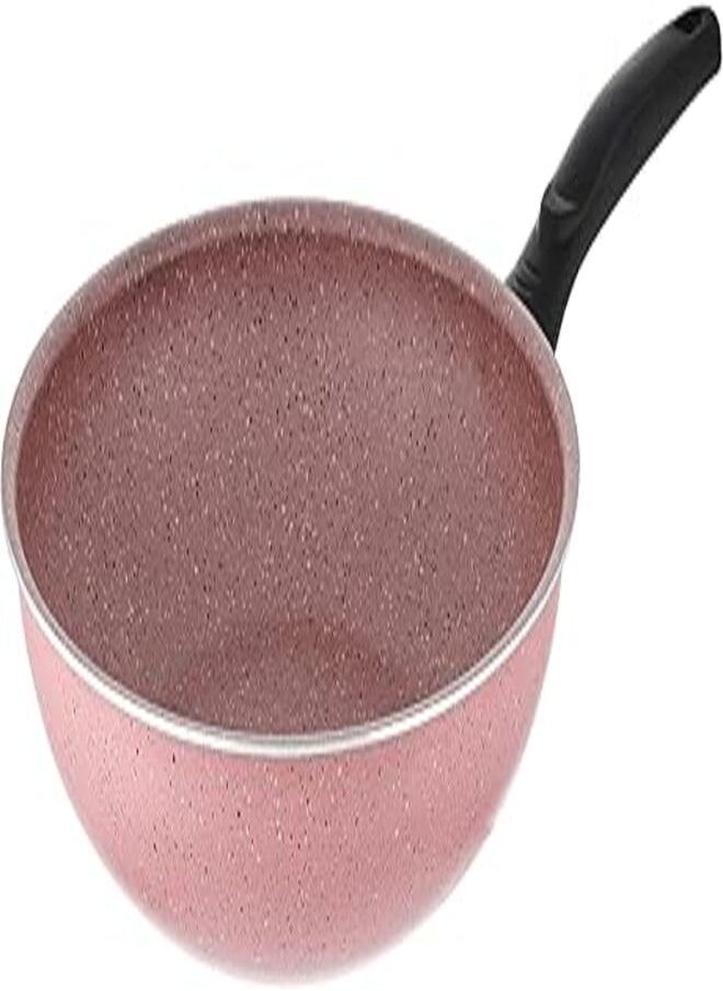 LAZORD Lazord granite deep frying pan - size 28 - cashmere 