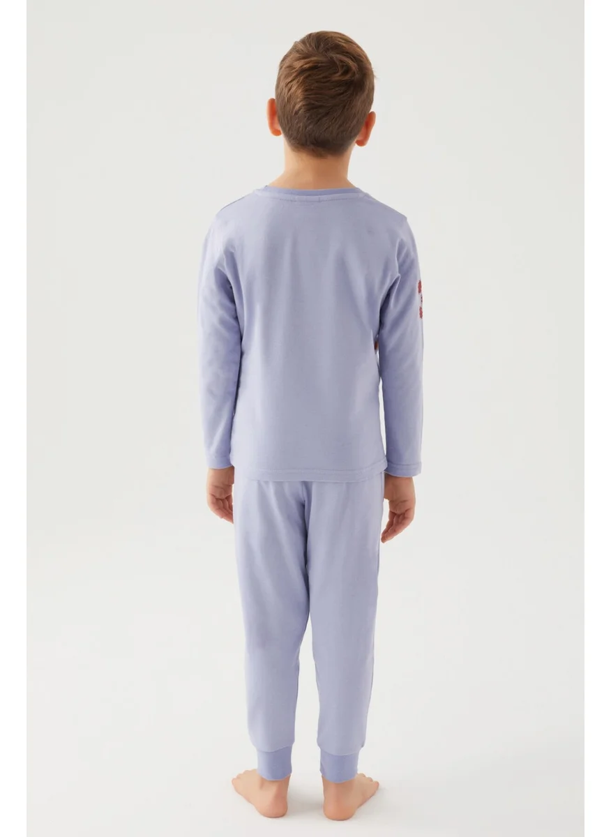 يو اس بولو اسن Light Indigo Boys Pajama Set