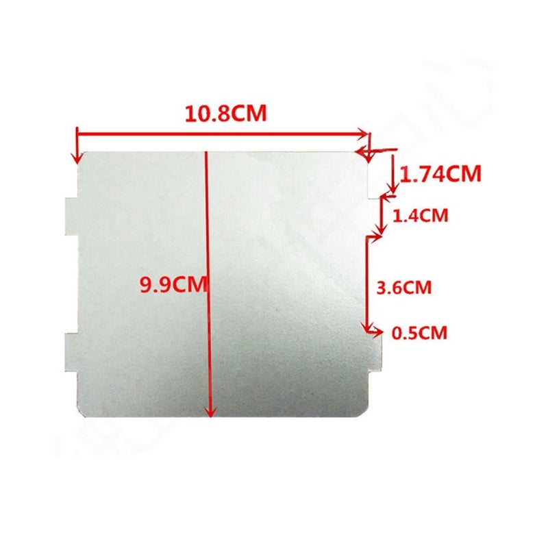METER STAR 2 PCS Microwave Oven Parts Mica Slice Super Thick Heat Insulation Accessories,Waveguide Cover for Frigidaire 5304464061 - Image 2