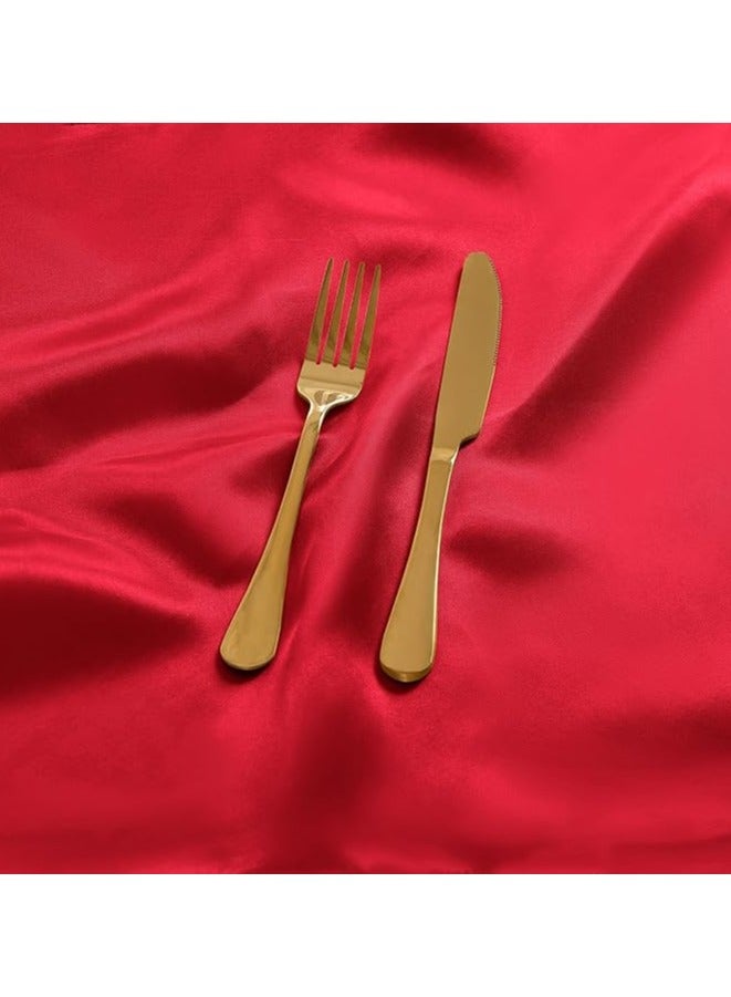 10 Pack Satin Table Cloth Napkins, 17.7x17.7 Inch Burgundy Silky Wedding Napkins Cloth Washable, Luxury Dining Table Cloth Napkins Set for Birthday Holiday Party Dinner Restaurant - Image 2