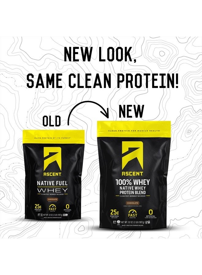 Ascent مسحوق بروتين مصل اللبن 100% بعد التمرين - بروتين مصل اللبن المعزول - بدون نكهات أو محليات صناعية - خالي من الجلوتين - Image 3