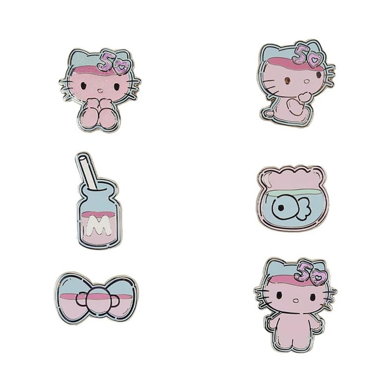 Loungefly Funko POP! By Loungefly Sanrio Hello Kitty and Friends 50th Anniversary Clear & Cute Mystery Box Enamel Pin (3.81 cm, Assorted) - Image 3