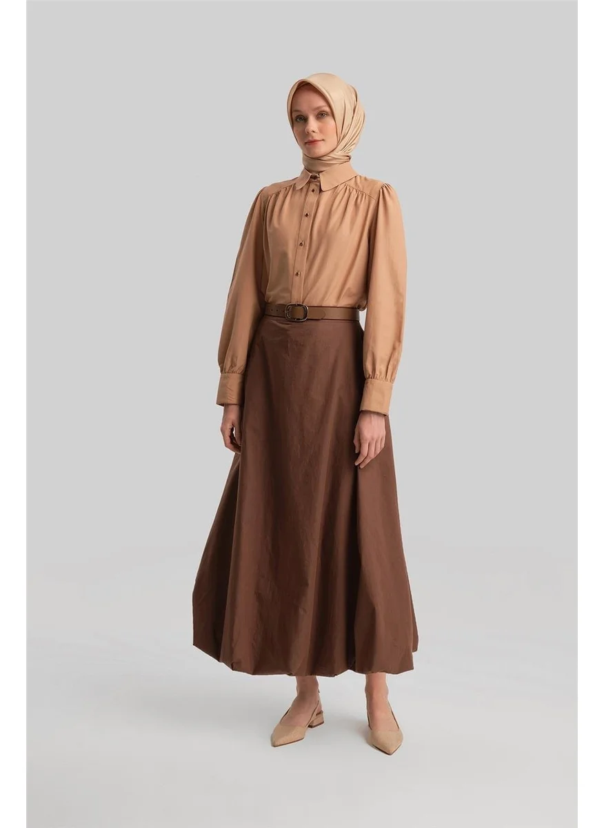 ARMINE Balloon Skirt 24Y1641 Brown