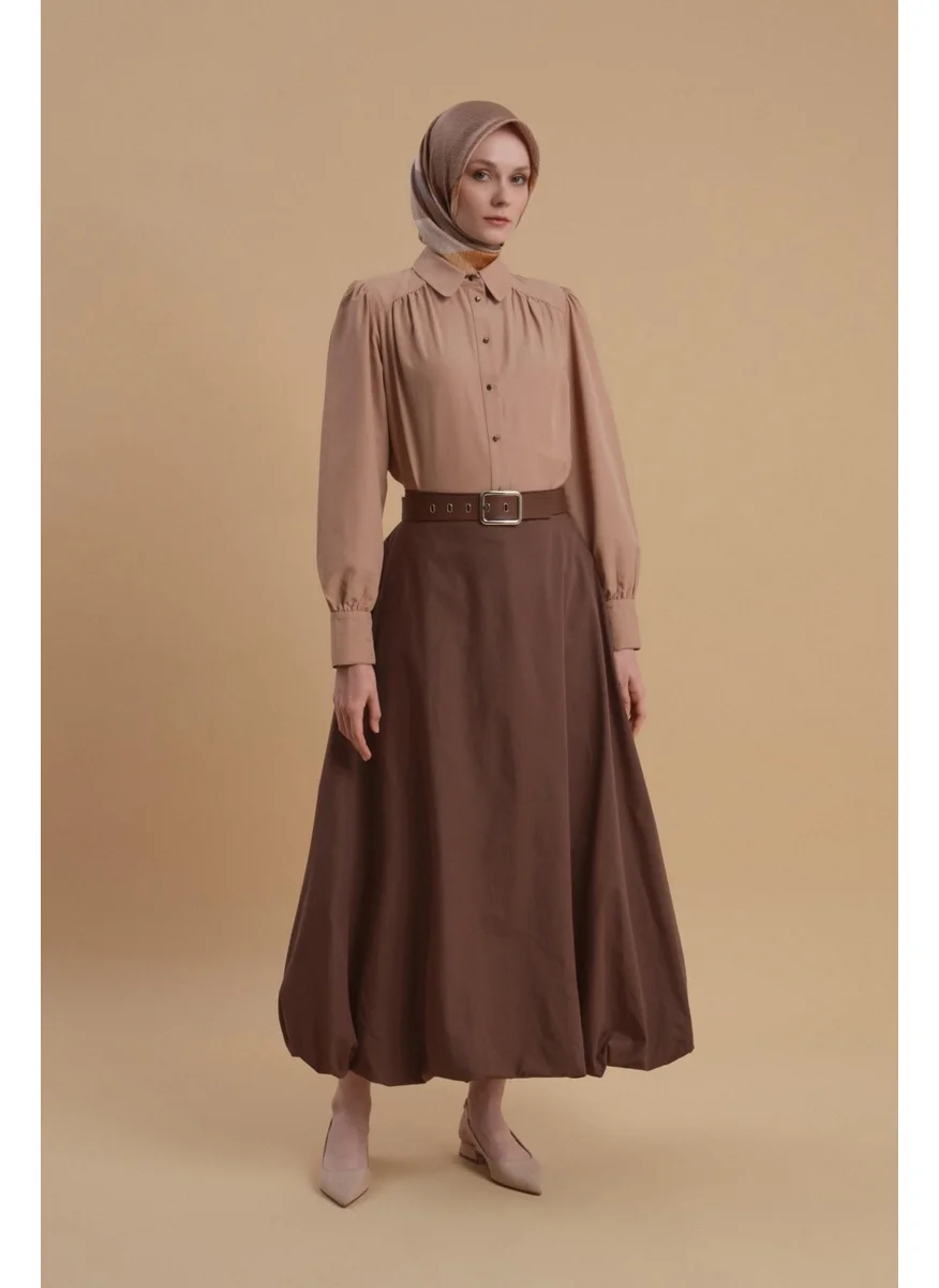 ARMINE Balloon Skirt 24Y1641 Brown