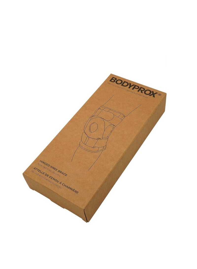 Bodyprox دعامة للركبة بمفصل للرجال والنساء، دعم للركبة للإصابات المتورمة في الرباط الصليبي الأمامي، الأوتار، الأربطة والغضاريف - Image 5