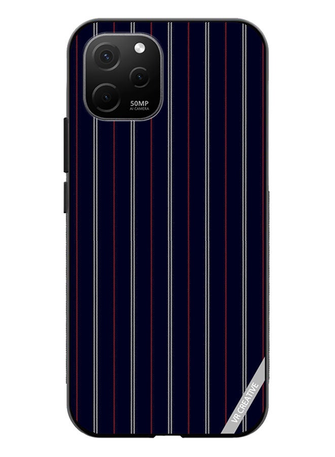 VR CREATIVE Protective Case Cover For Huawei Nova Y61 Strips Design Multicolour - Image 1