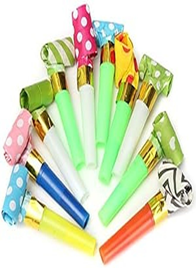 Chapter Seven Music Blowouts Whistles Toys for Birthday Party Favours, Christmas Party, Kids Party, Halloween, Party Accessories, New Year Party Noisemakers 50 Packs