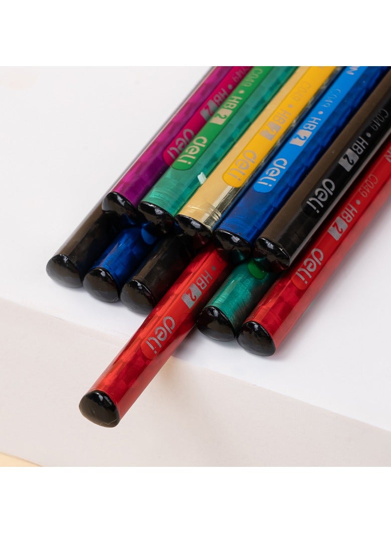 ديليEC049-HB قلم رصاص جرافيت HB، 48 قطعة في علبة، برميل مثلثي – مثالي للاستخدام المدرسي والمكتبي - Image 4