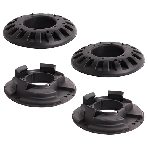 SUSUPACI 4 PCS Rear Upper and Lower Coil Spring Insulator Kit Compatible with Jeep Grand Cherokee WJ/WG 1999-2004 Spring Isolator Kit Rubber Set Repacle for 52088346AB 52088402AB - Image 1
