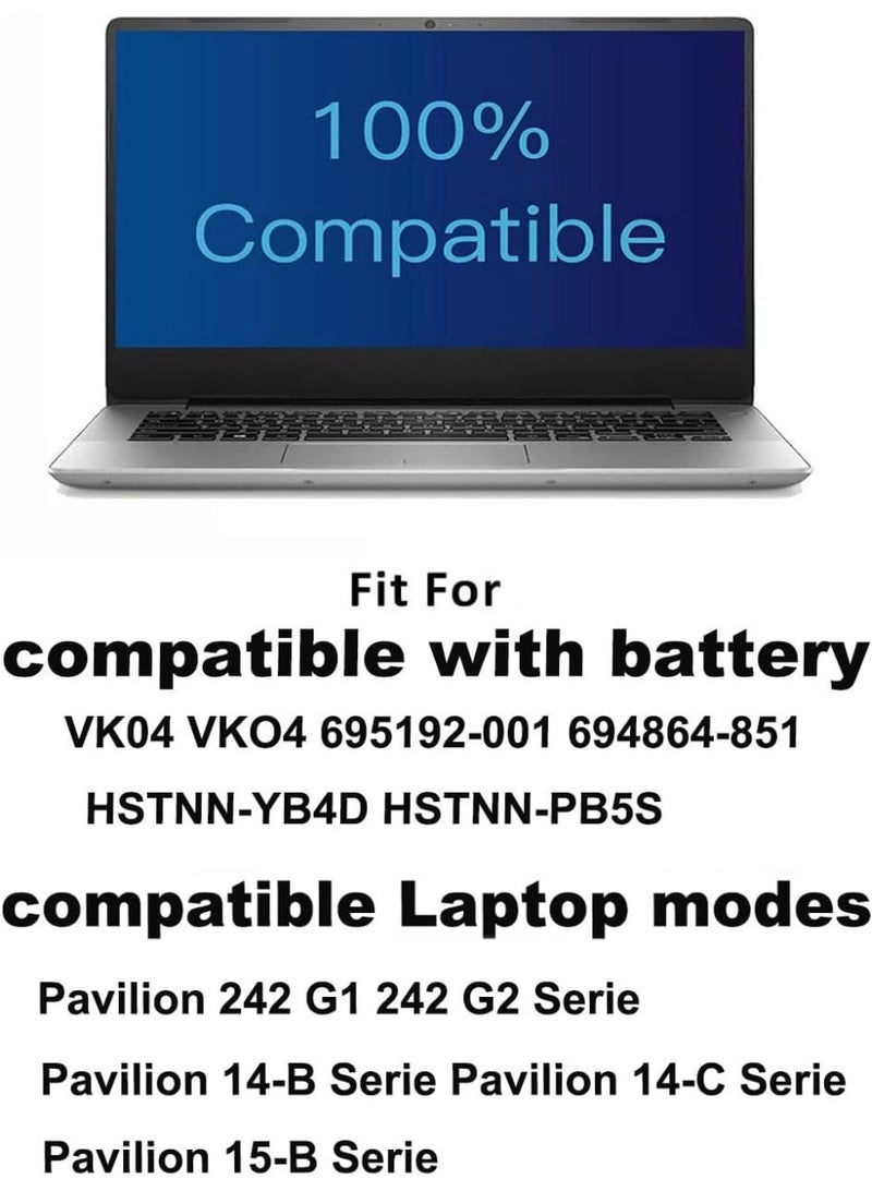 Terabyte Replacement Laptop Battery For HP VK04 Black - Image 4