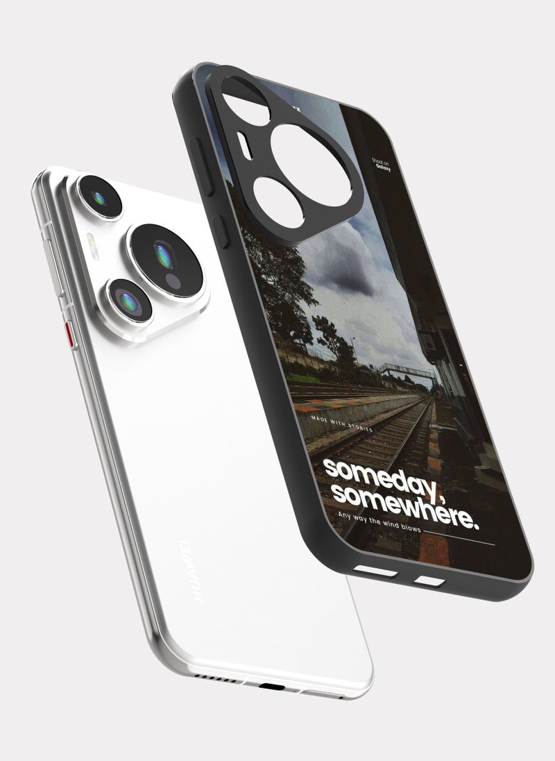 PXLAAT Huawei Pura 70 Pro case cover English Quote - Image 2