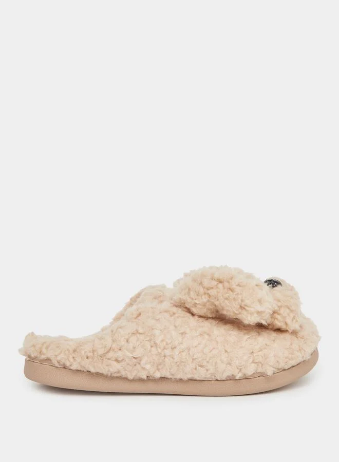 ستايلي Styli Faux Fur Bedroom Slippers