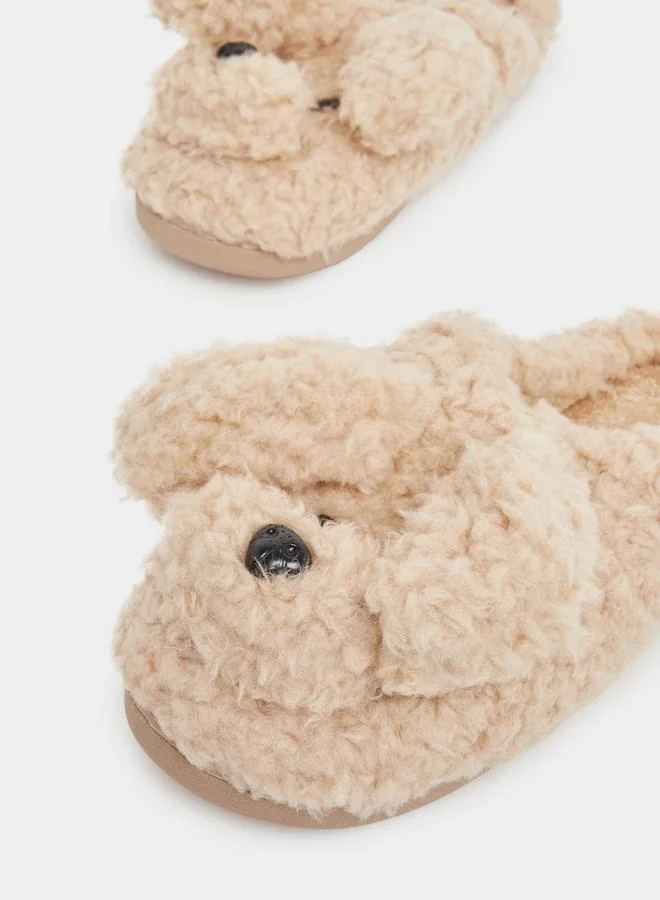 Styli Styli Faux Fur Bedroom Slippers