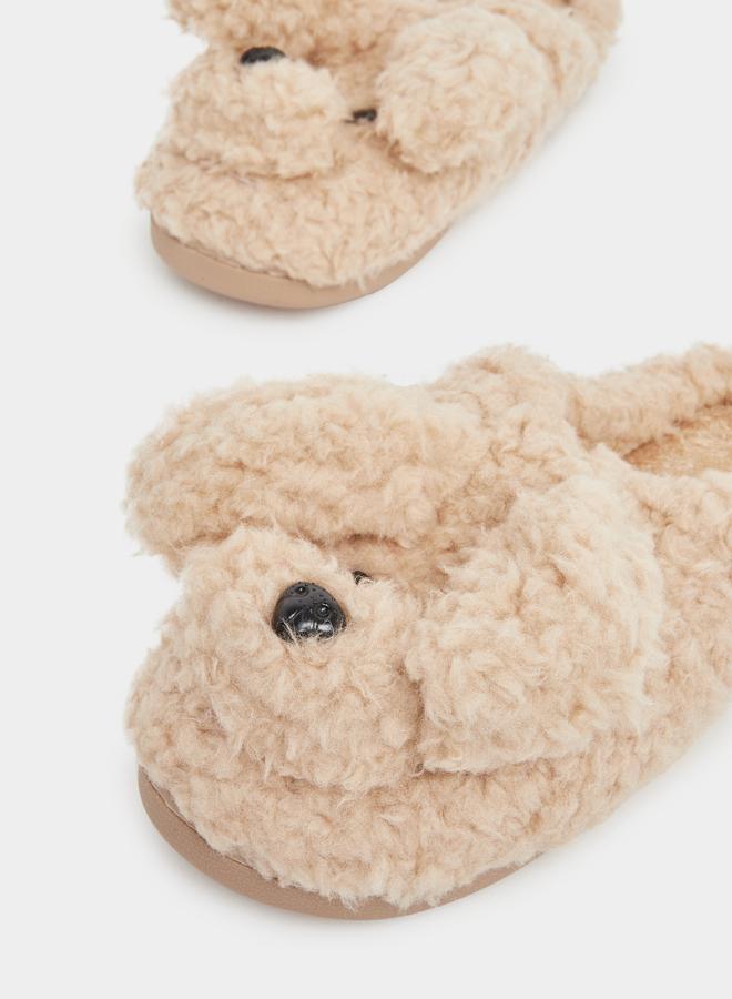 Styli Faux Fur Bedroom Slippers - Image 3
