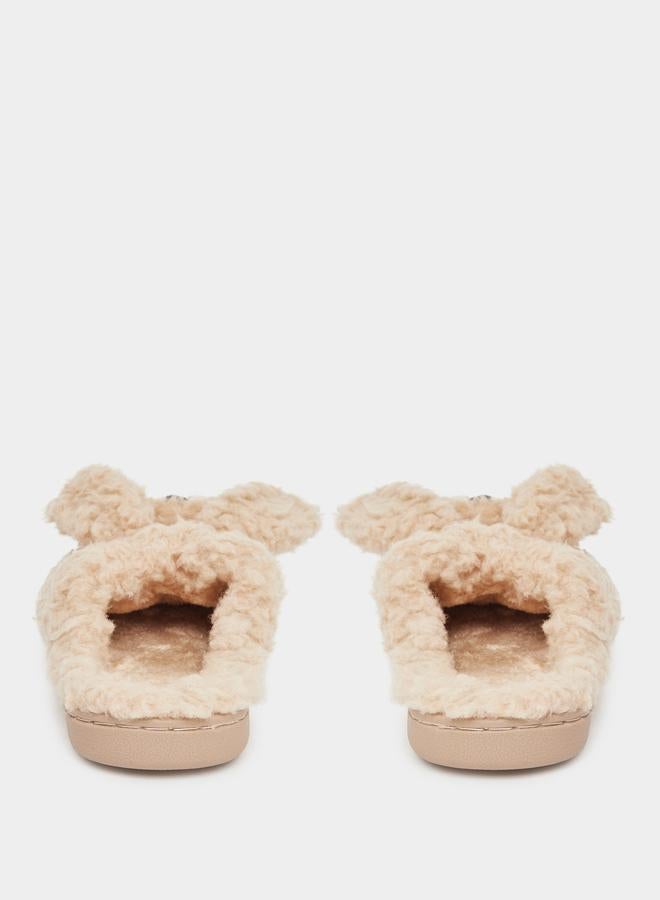 Styli Faux Fur Bedroom Slippers - Image 4