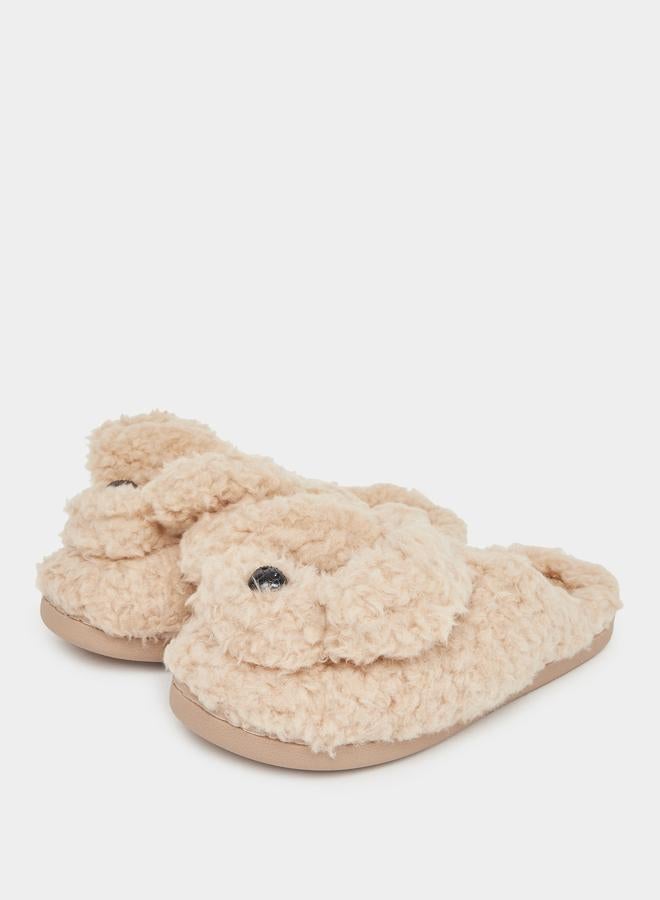 Styli Faux Fur Bedroom Slippers - Image 2