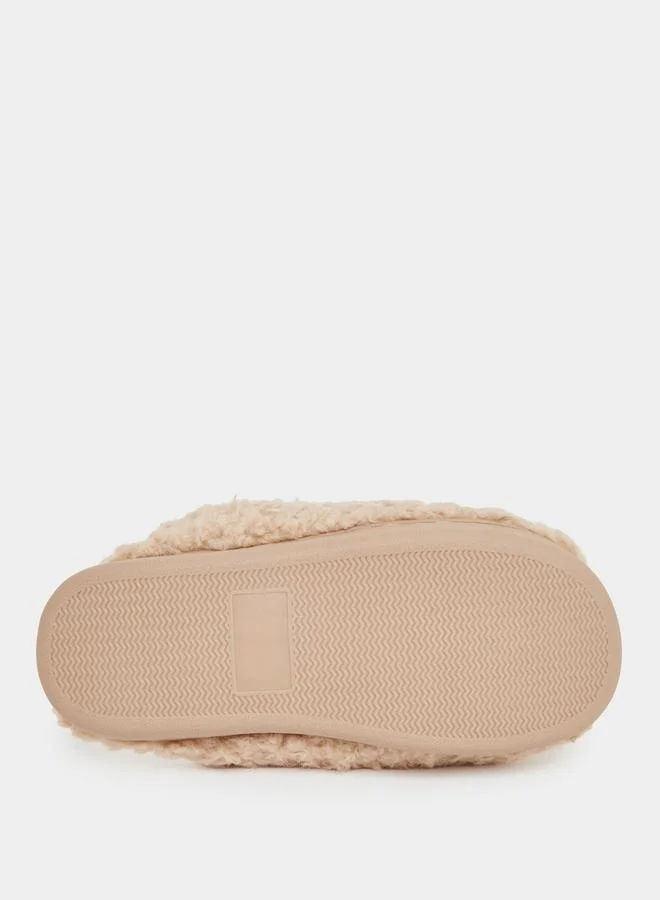 Styli Styli Faux Fur Bedroom Slippers