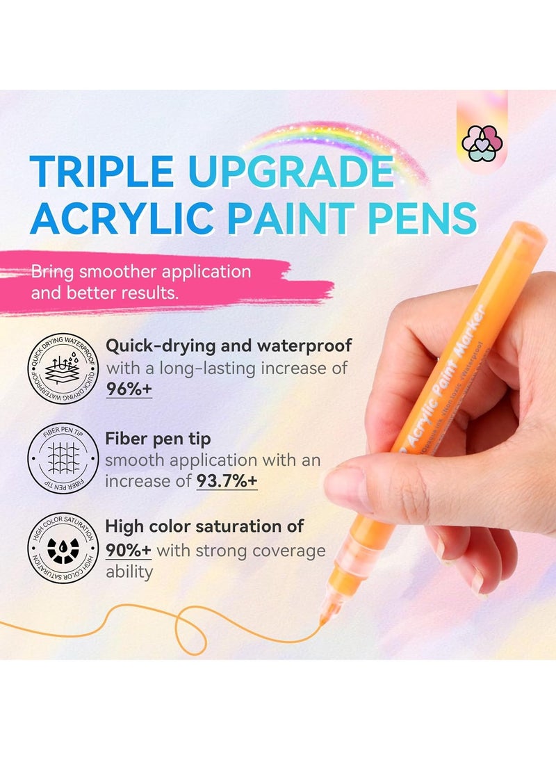 Saviland Saviland 12 Colors Nail Art Pens Set - 3D Nail Polish Pens Graffiti Nail Dotting Tools Acrylic Paint Pens Drawing Painting Point Liner Pen for Nails Art Design Manicure Nail Pens for Home & Salon DIY  - Image 4