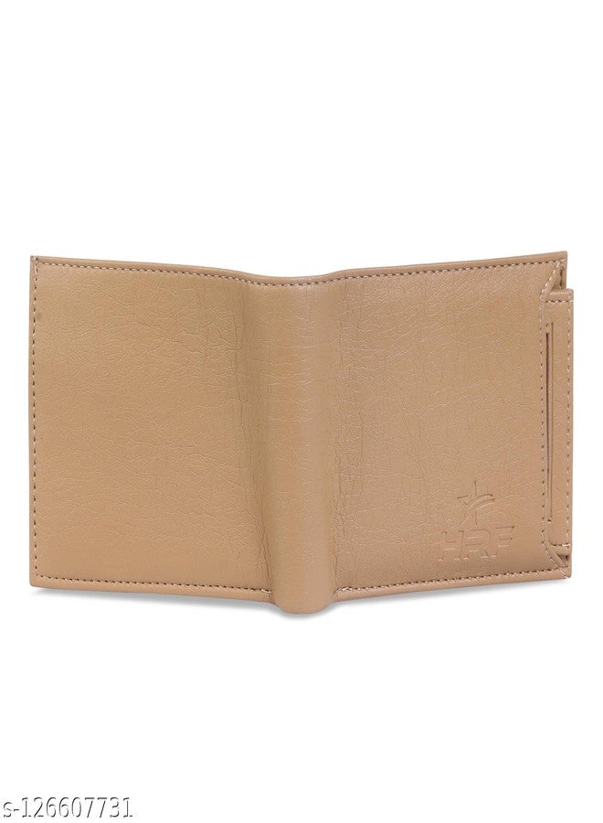 Malik Cloth HUB||Girls Casual Beige Artificial Leather Wallet (4 Card Slots) (Black) - Image 2
