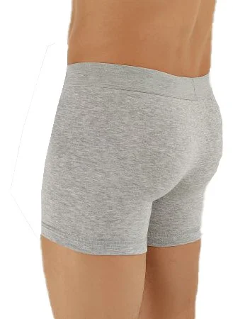 Bluence Men's Cotton Lycra Flexible Gray Boxer