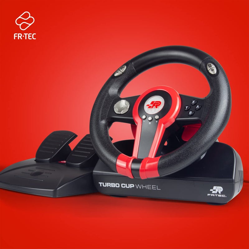 FR-TEC FRTEC - عجلة قيادة توربو، متوافقة مع نينتندو سويتش، سويتش OLED و PC [لعبة فيديو] - Image 2