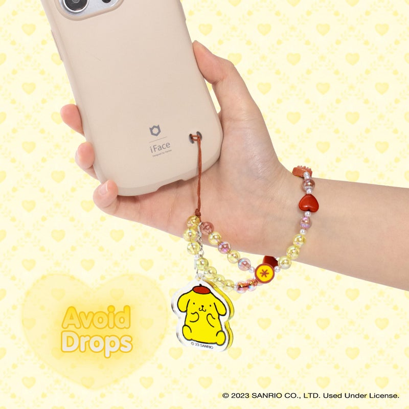 iFace Hello Kitty and Friends Beaded Wristlet Universal Phone Charm Strap - Cute Wrist Chain Lanyard Aesthetic Decor Strap for Cell Phone Camera Keys Earbuds Keychains â€“ Pompompurin - Image 4