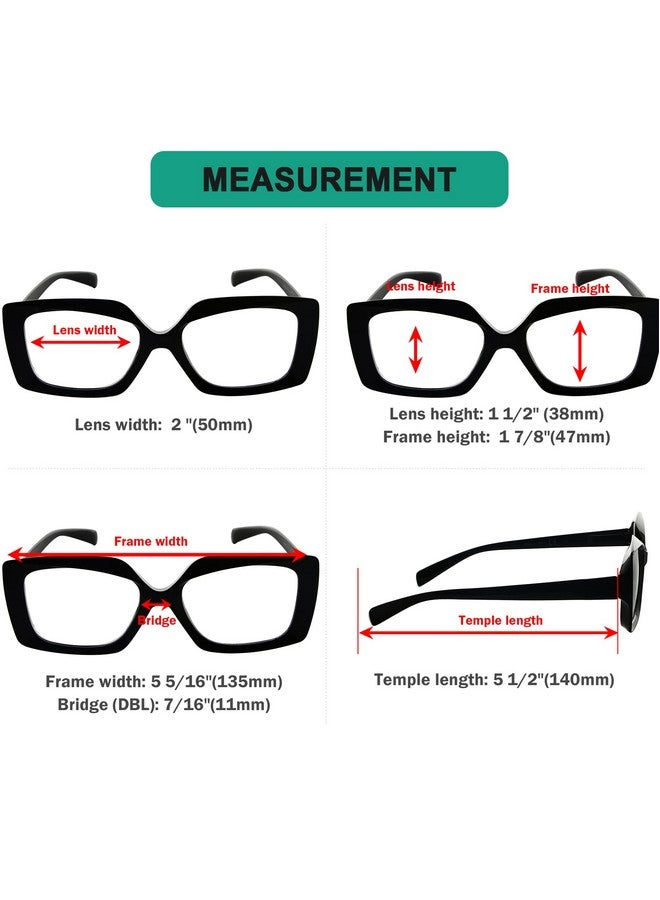 Eyekepper نظارات قراءة للنساء 4 عبوات للقراءة +2.00 - Image 3